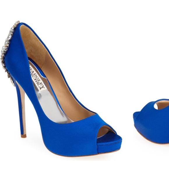 sapphire blue heels